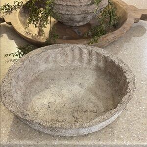 Handcrafted Paper Mache Stone-Look Bowl